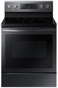 NE59T7511SG Samsung 30 Inch Electric Range with Convection and Air Fry - 5.9 cu. ft. Black Stainless Steel