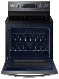 NE59T7511SG Samsung 30 Inch Electric Range with Convection and Air Fry - 5.9 cu. ft. Black Stainless Steel-2