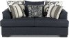 Contemporary Marine Blue Loveseat - Passport