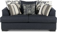 Contemporary Marine Blue Loveseat - Passport