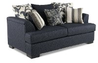 Contemporary Marine Blue Loveseat - Passport-3