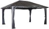 All-Season Patio Gazebo with Mosquito Net - Genova