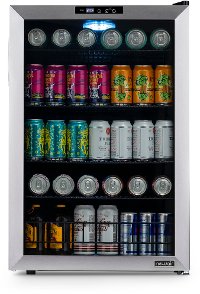 NBC160SS00 NewAir 160 Can Freestanding Beverage Cooler - Stainless Steel