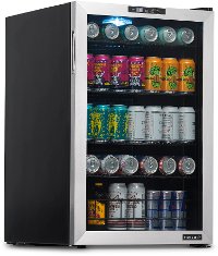 NBC160SS00 NewAir 160 Can Freestanding Beverage Cooler - Stainless Steel-2