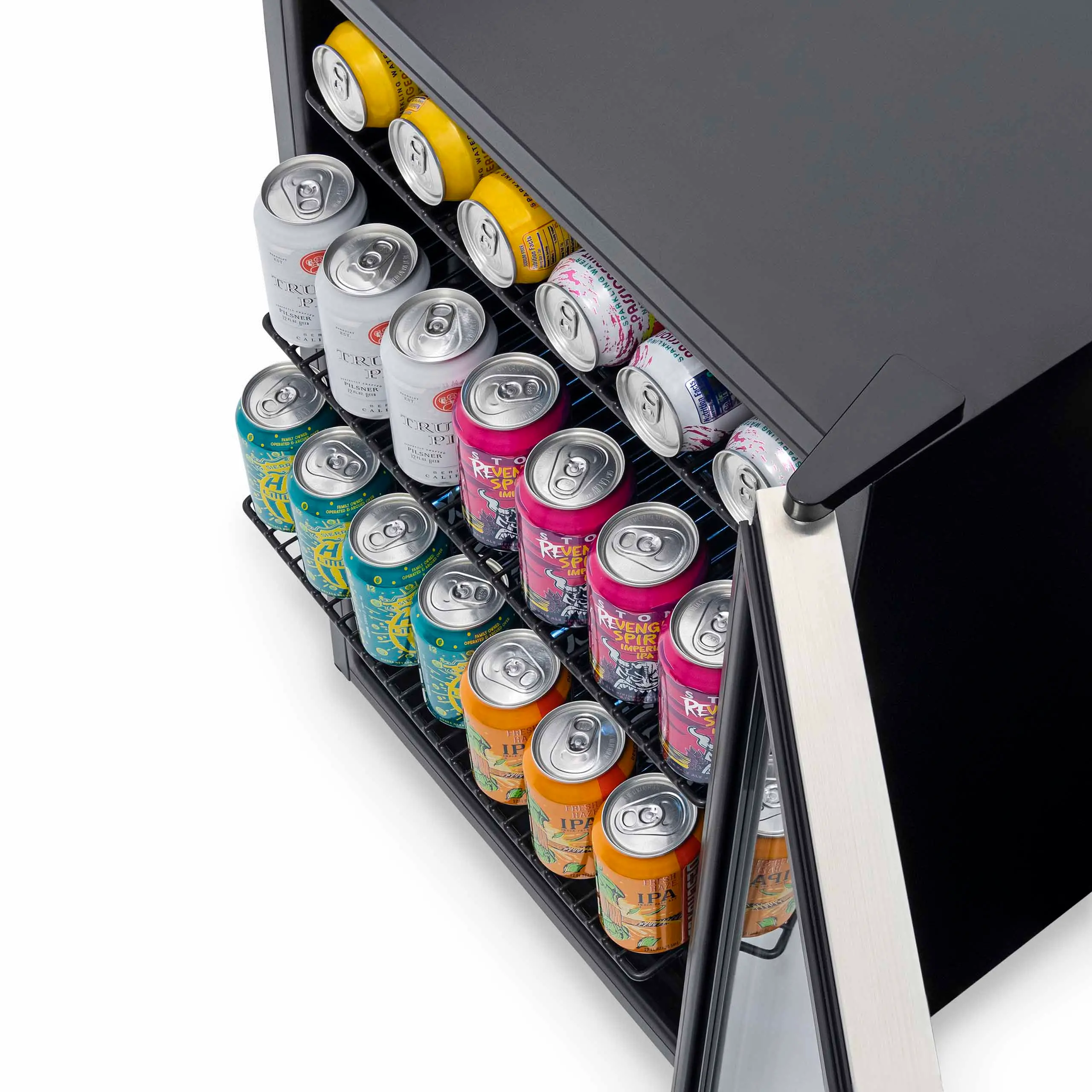 NBC160SS00 NewAir 160 Can Freestanding Beverage Cooler - Stainless Steel-3