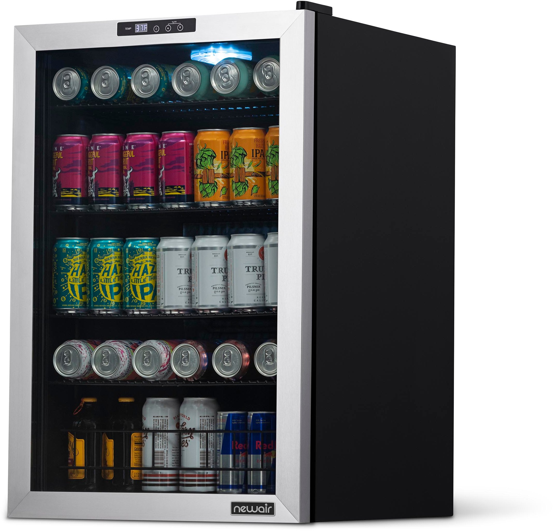 NBC160SS00 NewAir 160 Can Freestanding Beverage Cooler - Stainless Steel-7