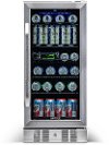 ABR-960 NewAir 96 Can Beverage Mini Fridge - Stainless Steel