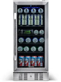ABR-960 NewAir 96 Can Beverage Mini Fridge - Stainless Steel