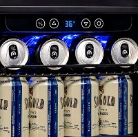 ABR-960 NewAir 96 Can Beverage Mini Fridge - Stainless Steel-5