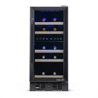 NWC029BS00 NewAir 29 Bottle Dual Zone Wine Fridge - Black Stainless Steel-2