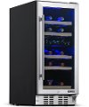 NWC029SS01 NewAir Dual Zone 29 Bottle Wine Fridge - Stainless Steel