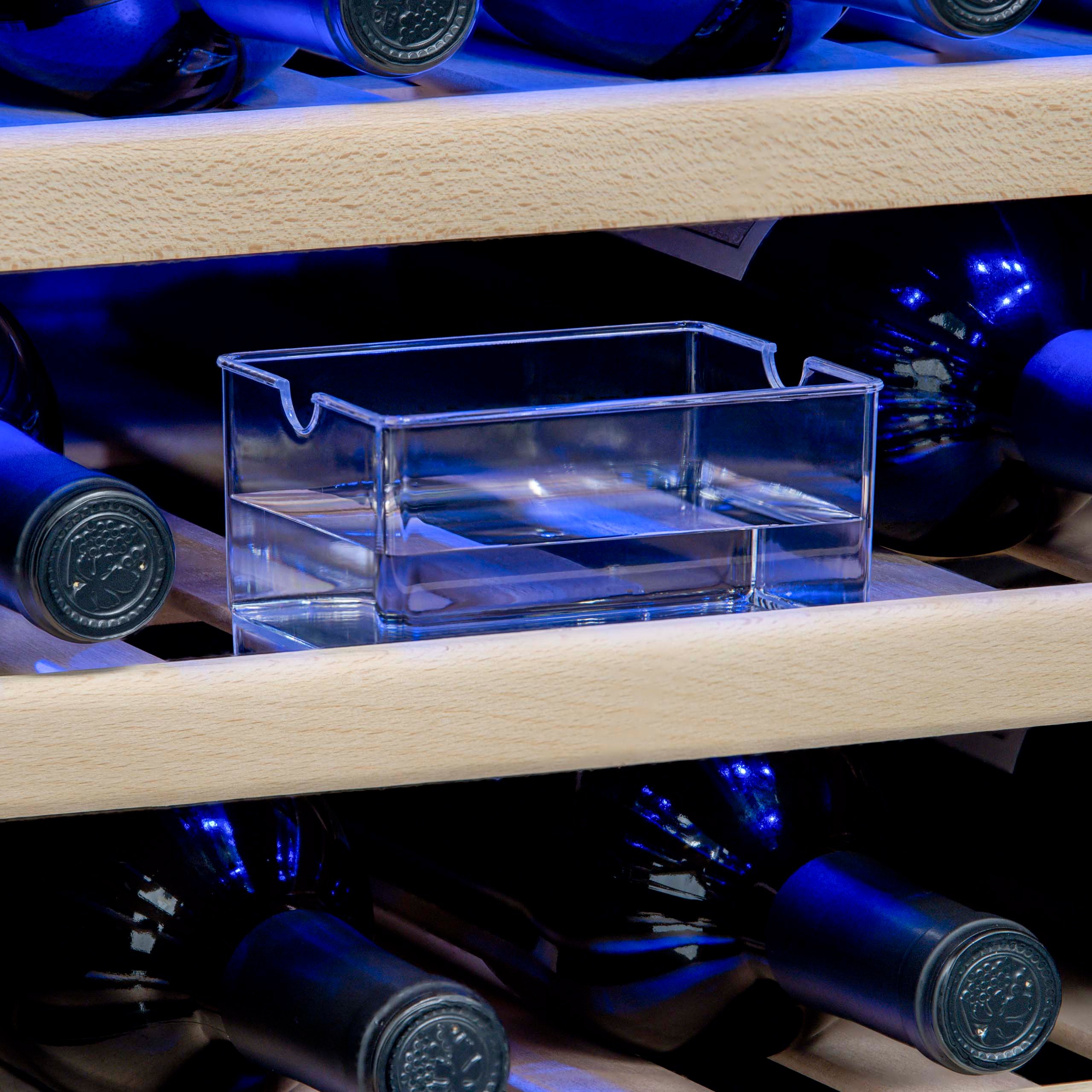 NWC029SS01 NewAir Dual Zone 29 Bottle Wine Fridge - Stainless Steel-4