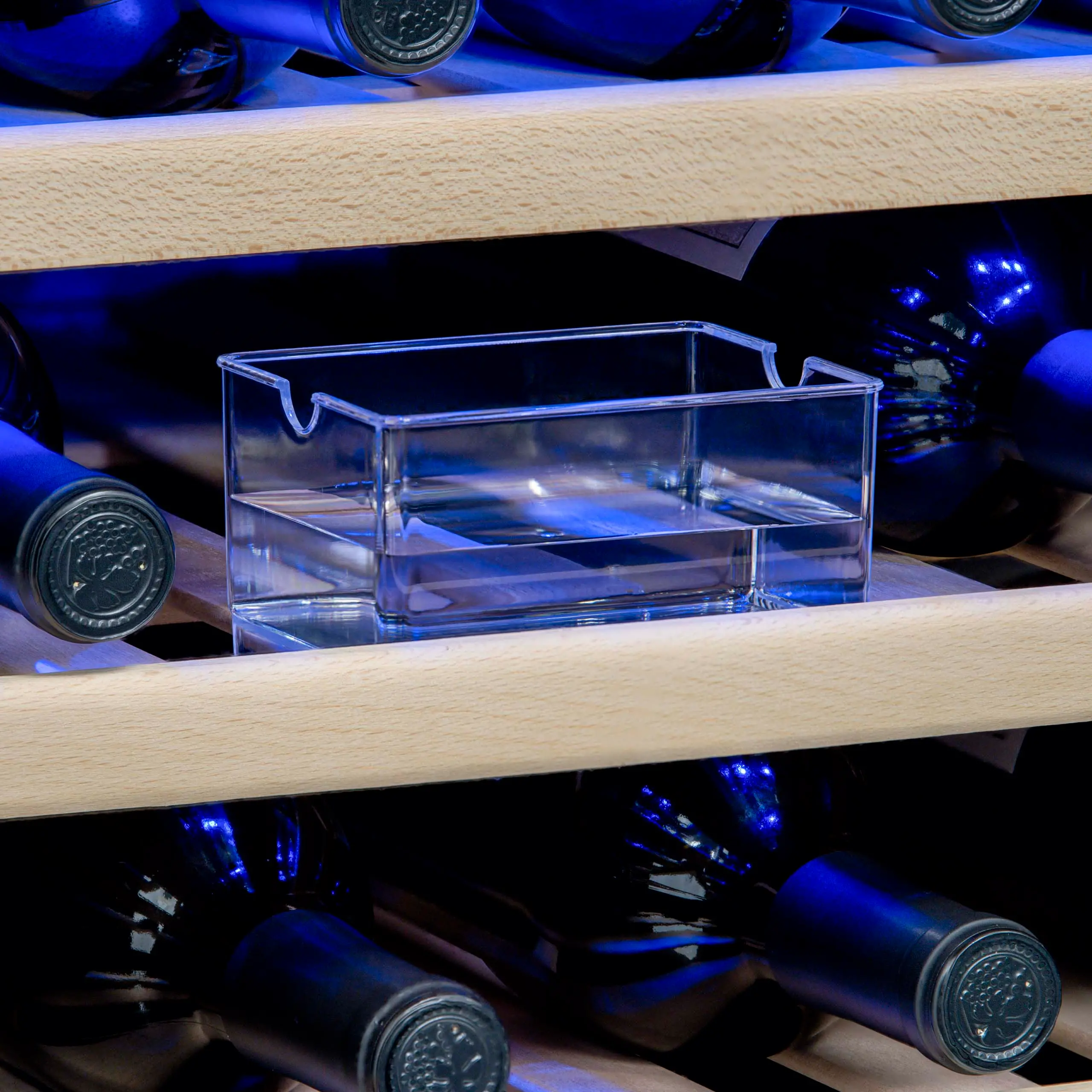 NWC029SS01 NewAir Dual Zone 29 Bottle Wine Fridge - Stainless Steel-4
