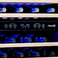 NWC046SS01 NewAir 24 Inch 46 Bottle Dual Zone Wine Refrigerator - Stainless Steel-4