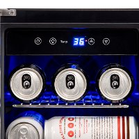 AWB-360DB NewAir 24 Inch Dual Zone Mini Fridge - Stainless Steel-6