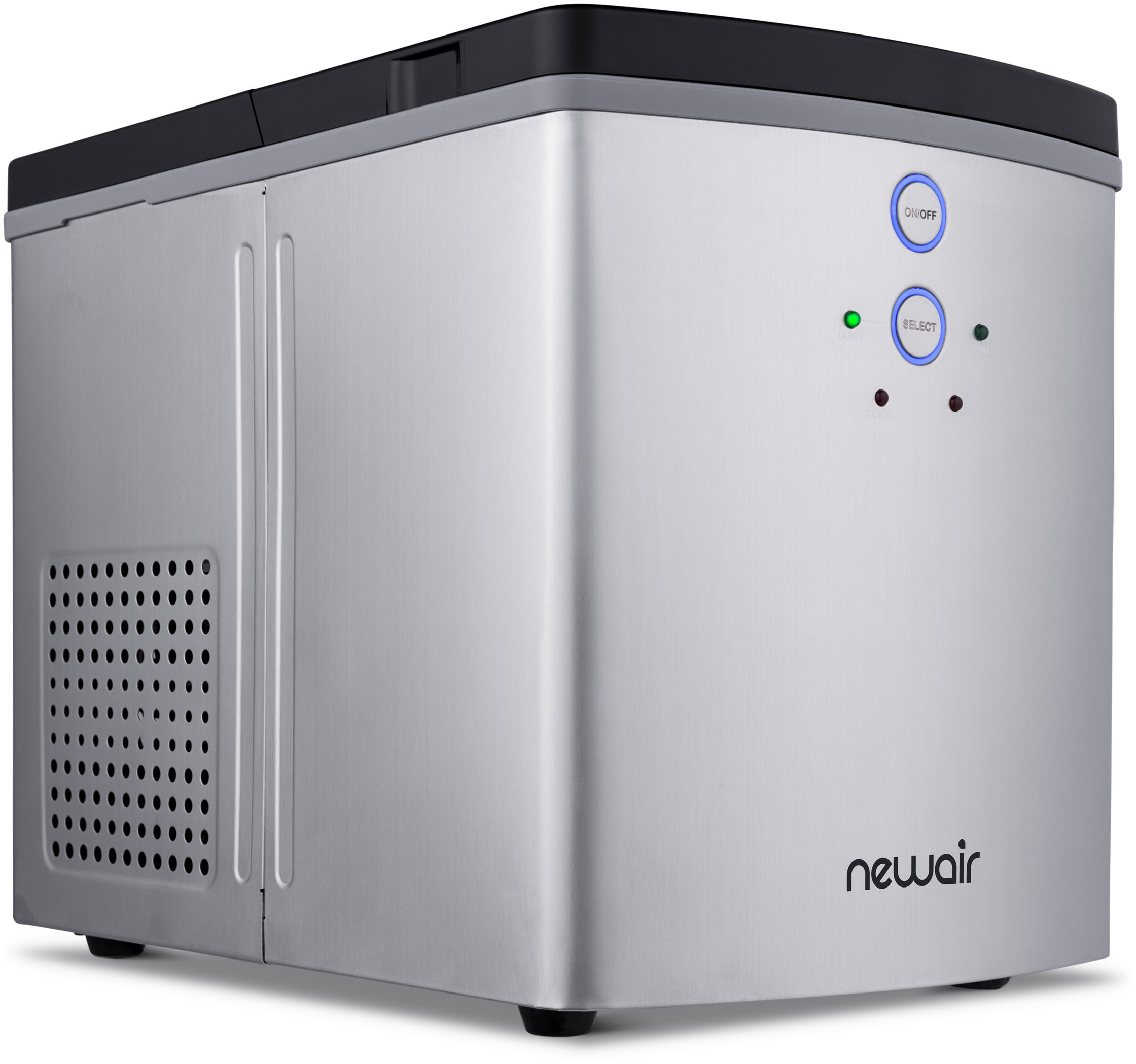 NIM033SS00 NewAir 33 lb. Portable Ice Maker - Stainless Steel-1