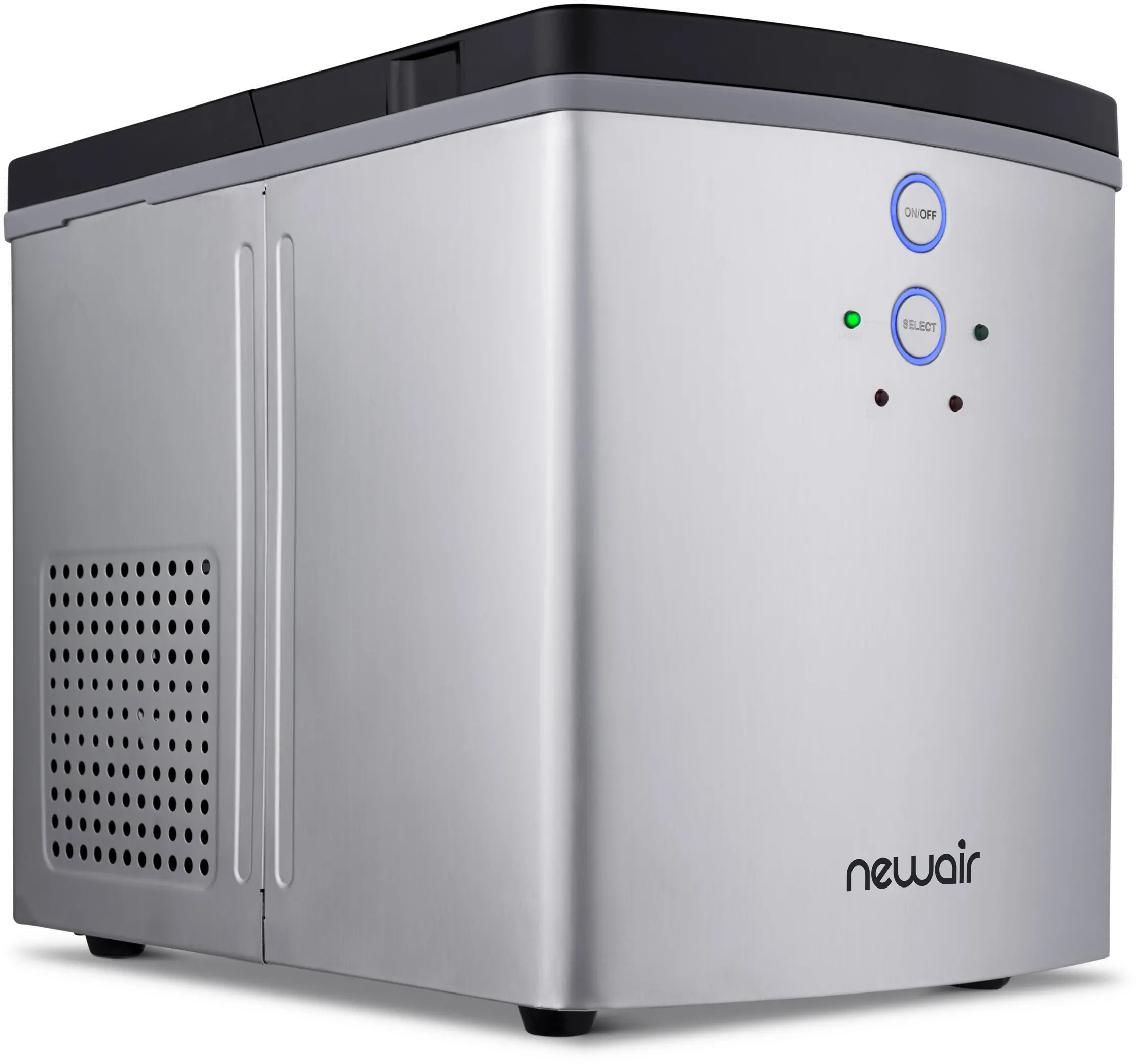 NIM033SS00 NewAir 33 lb. Portable Ice Maker - Stainless Steel-1