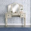 Antiqued White Vanity - Provence