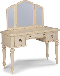 Antiqued White Vanity - Provence-6