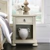 Farmhouse Antiqued White Nightstand - Provence