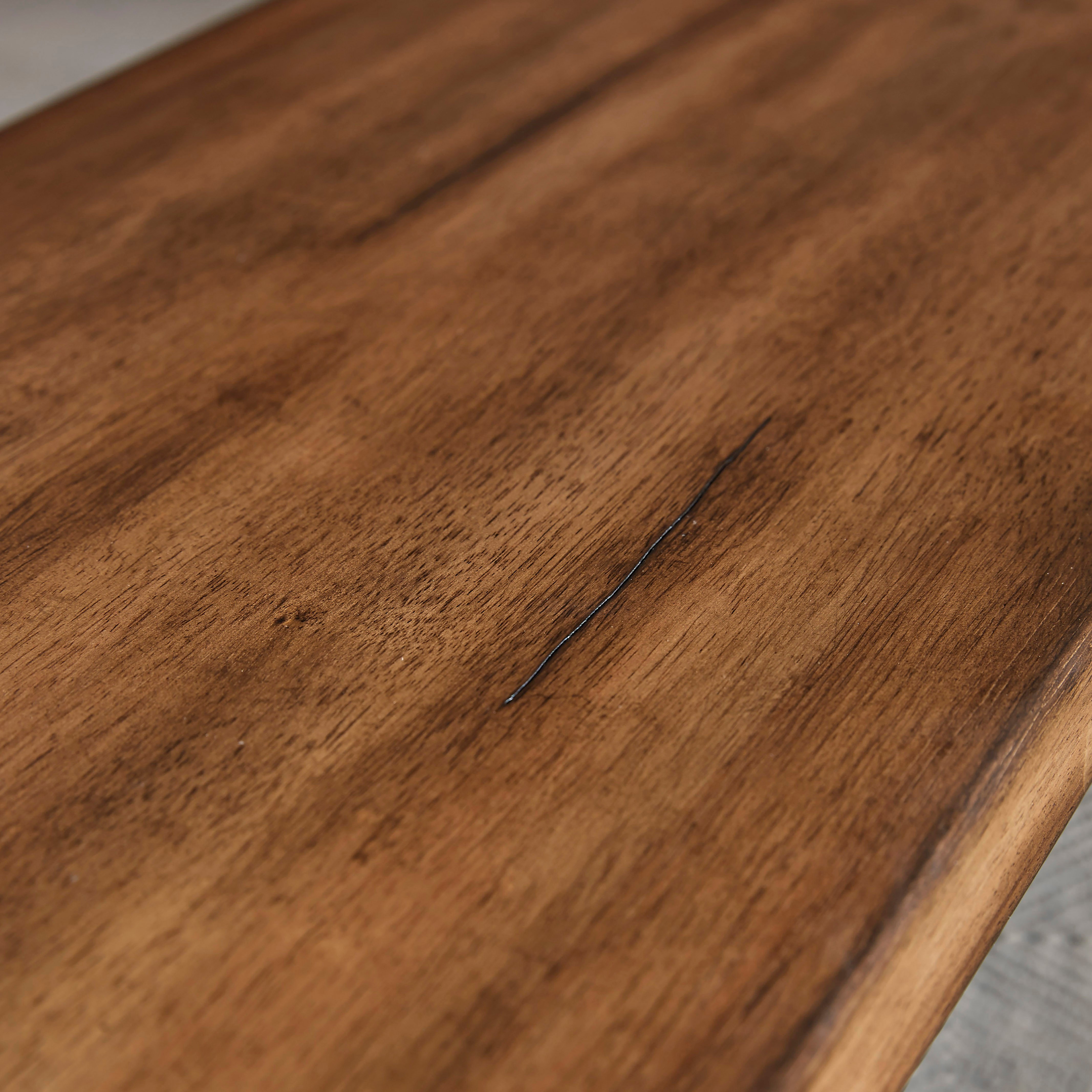 Rustic Contemporary Toffee Brown Dining Bench - Sedona-3