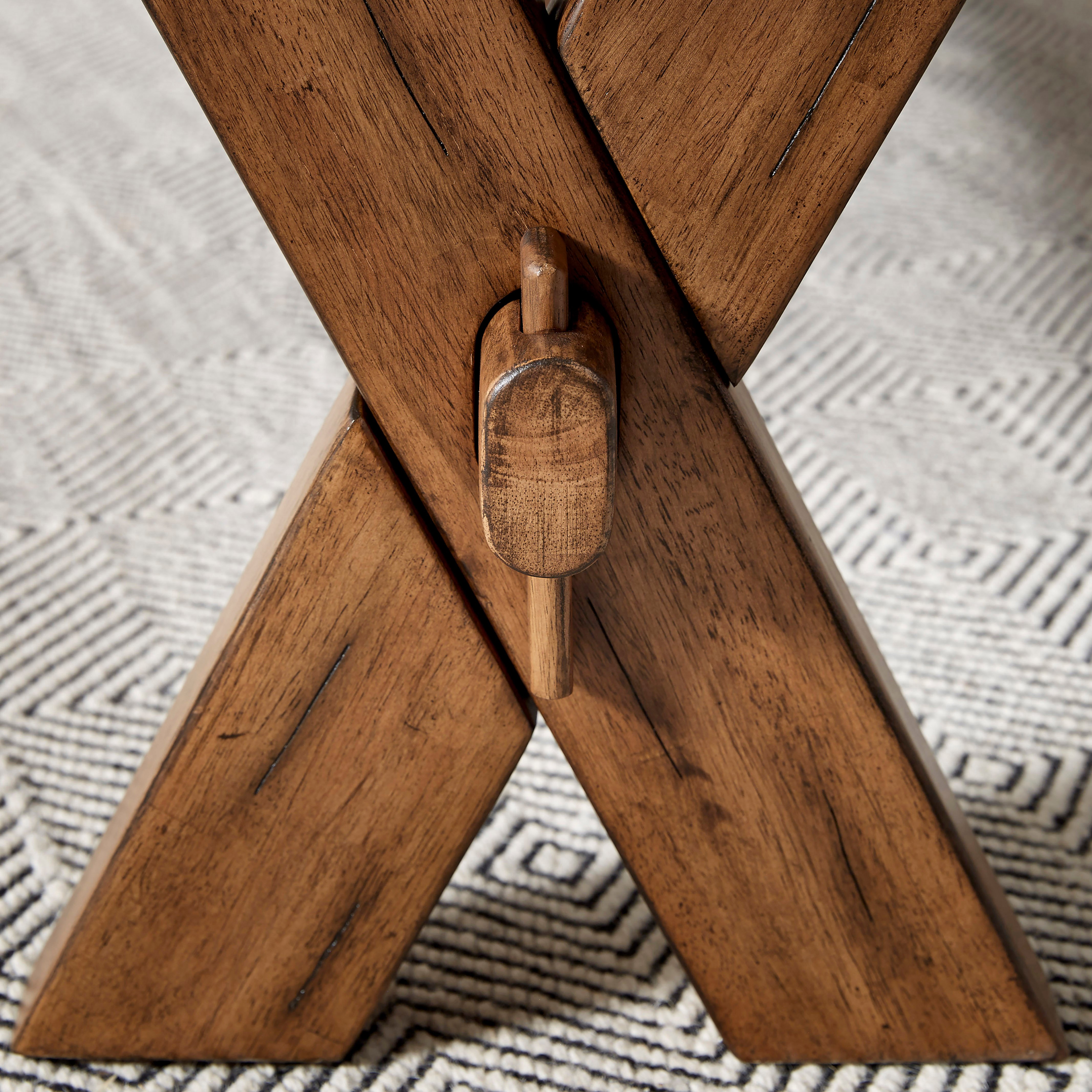 Rustic Contemporary Toffee Brown Dining Bench - Sedona-4