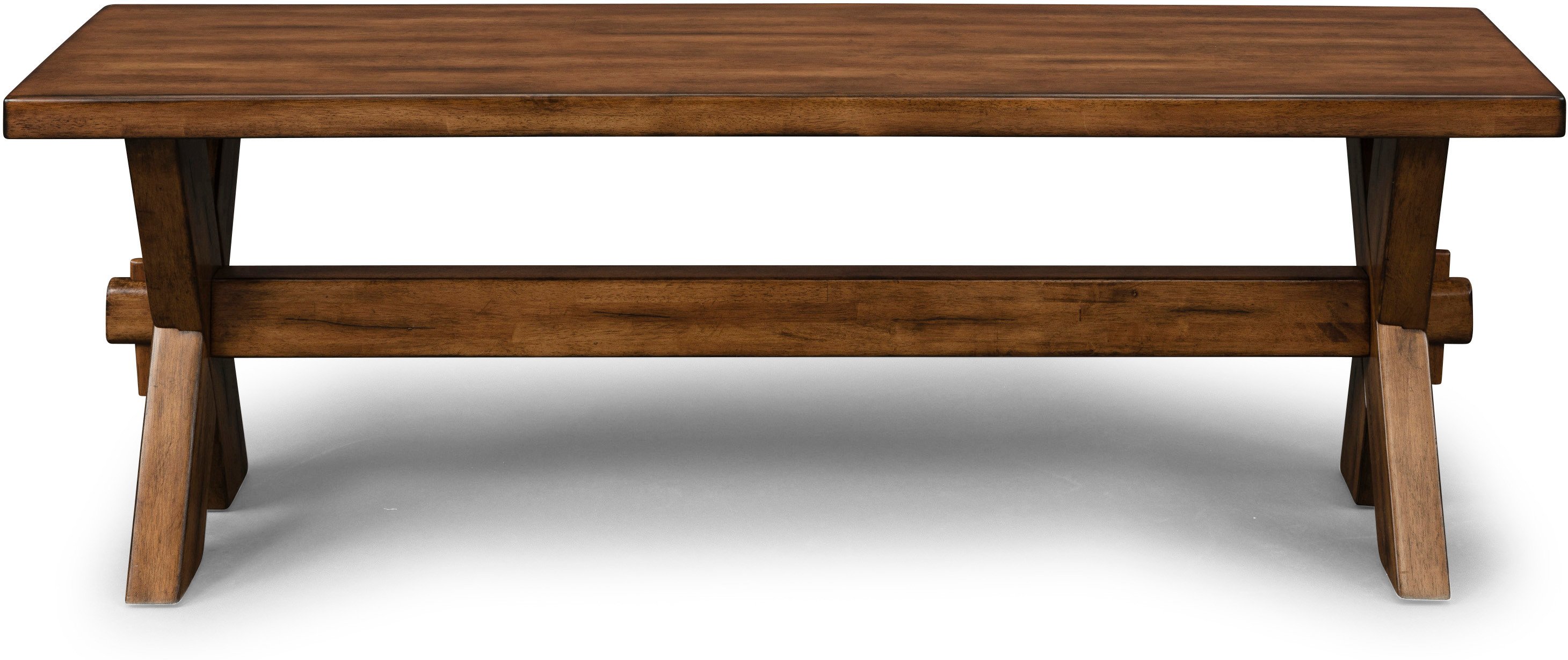 Rustic Contemporary Toffee Brown Dining Bench - Sedona-5