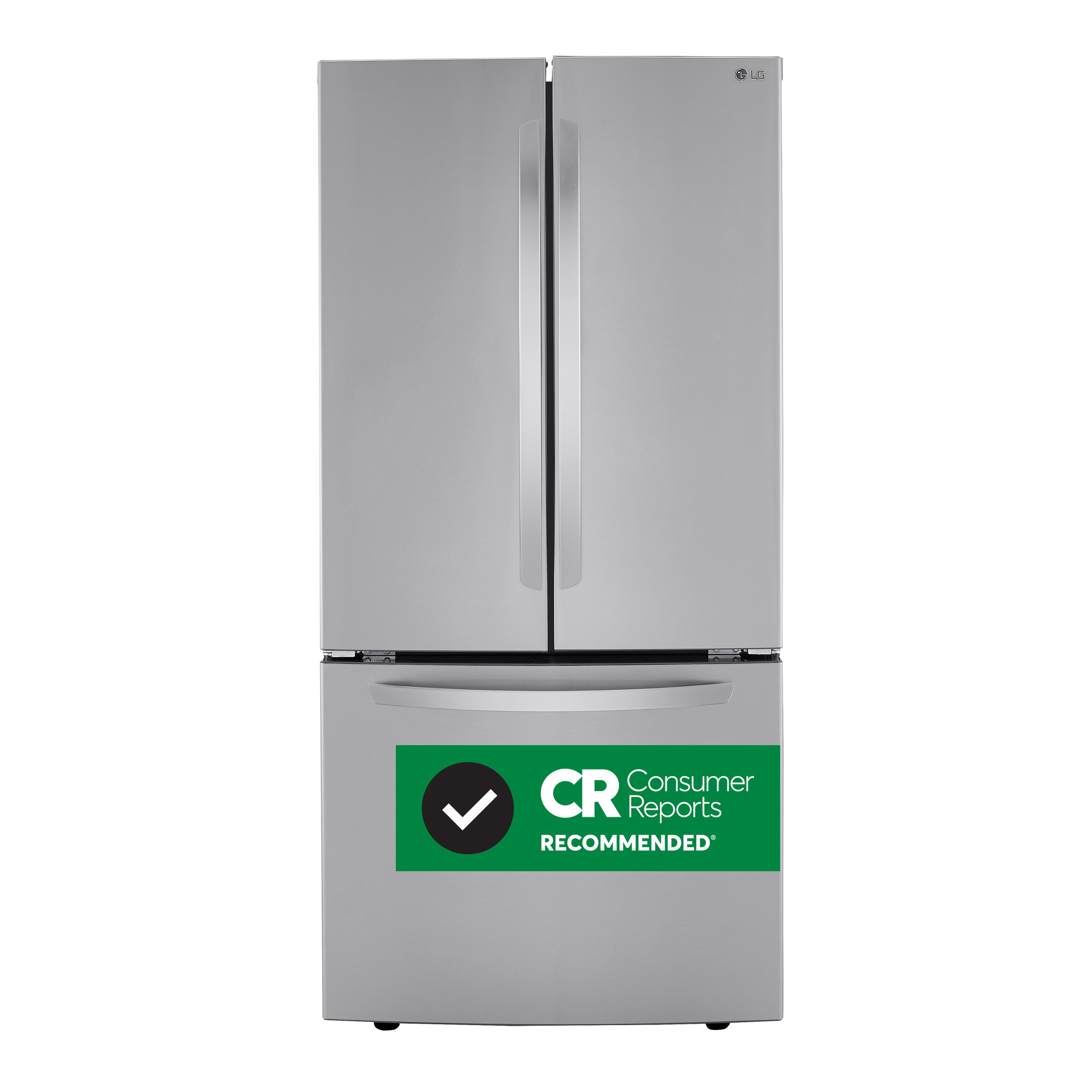 LRFCS2503S LG 25.2 cu ft French Door Refrigerator - 33 W Smudge Resistant Stainless Steel-1
