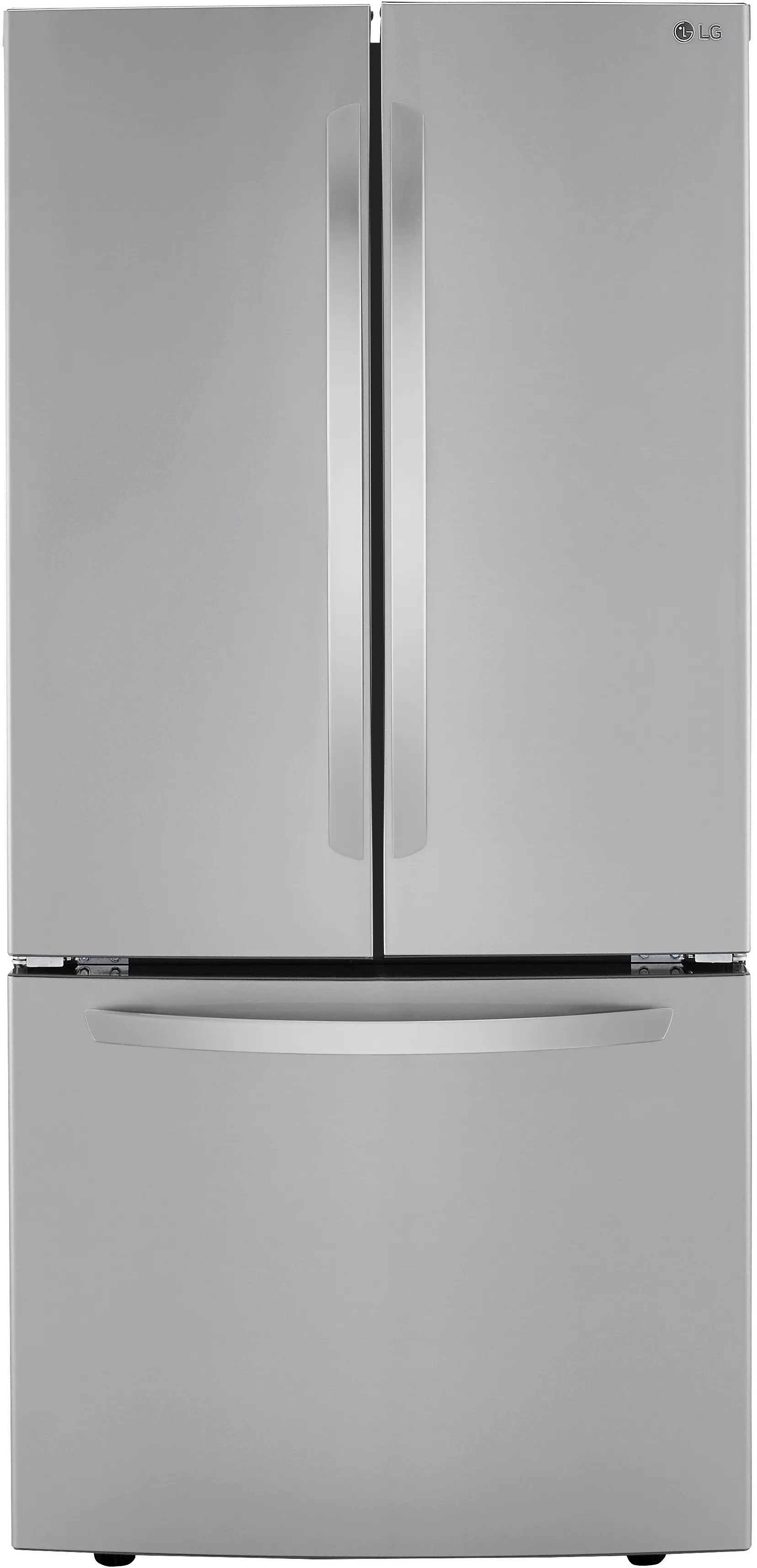 LRFCS2503S LG 25.2 cu ft French Door Refrigerator - 33 W Stainless Steel-3