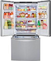 LRFCS2503S LG 25.2 cu. ft. French Door Refrigerator - 33 Inch Smudge Resistant Stainless Steel-4