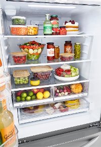 LRFCS2503S LG 25.2 cu. ft. French Door Refrigerator - 33 Inch Smudge Resistant Stainless Steel-5