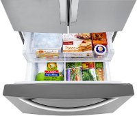 LRFCS2503S LG 25.2 cu. ft. French Door Refrigerator - 33 Inch Smudge Resistant Stainless Steel-6