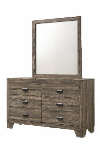 Rustic Contemporary Brown Dresser - Millie-1
