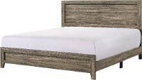 Rustic Contemporary Brown Queen Bed - Millie-1