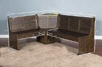 Buckskin Brown 3 Piece Corner Dining Room Set - Doe Valley-2