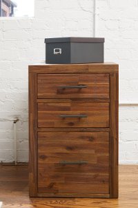 Contemporary 3 Drawer Filing Cabinet - Elbert-3