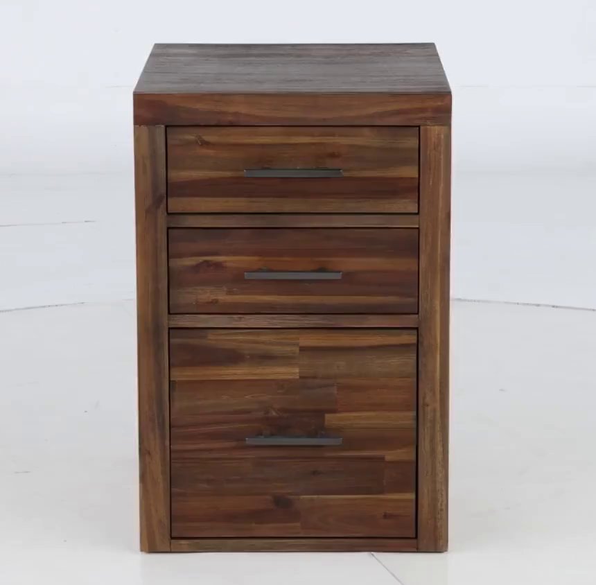 Elbert Contemporary 3 Drawer Filing Cabinet-1