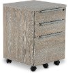 Gray 3-Drawer File Cabinet Pedestal - Kalmar
