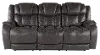 Daytona Steel Dark Brown Power Reclining Sofa