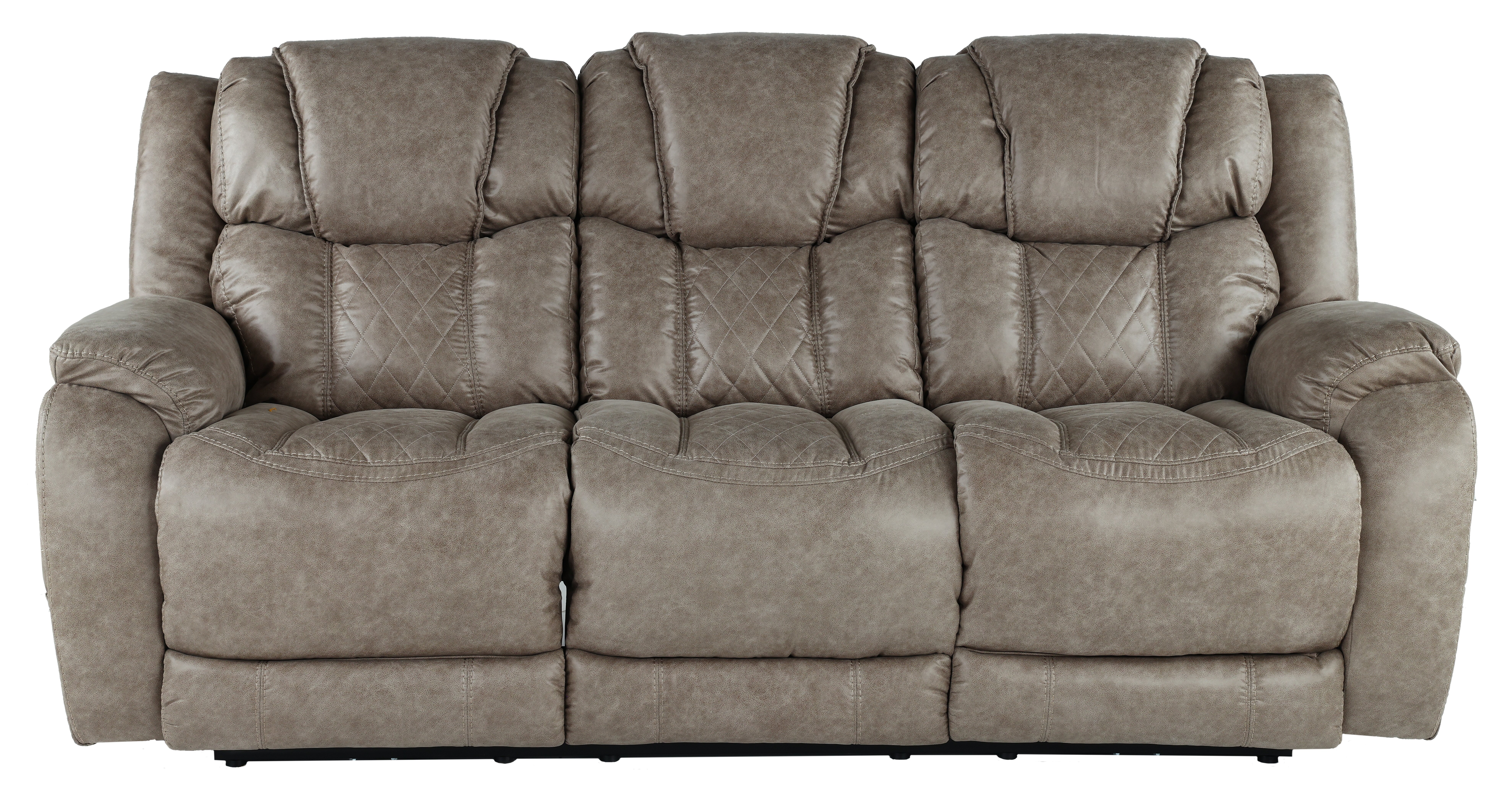 Daytona Mushroom Tan Power Reclining Sofa-1