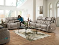 Mushroom Tan Power Reclining Sofa - Daytona-2
