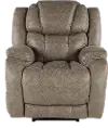 Daytona Mushroom Tan Power Recliner
