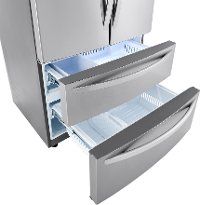 LMWC23626S LG 22.7 cu ft Counter Depth French Door Refrigerator - Counter Depth, 36 W Fingerprint Resistant Stainless Steel-7