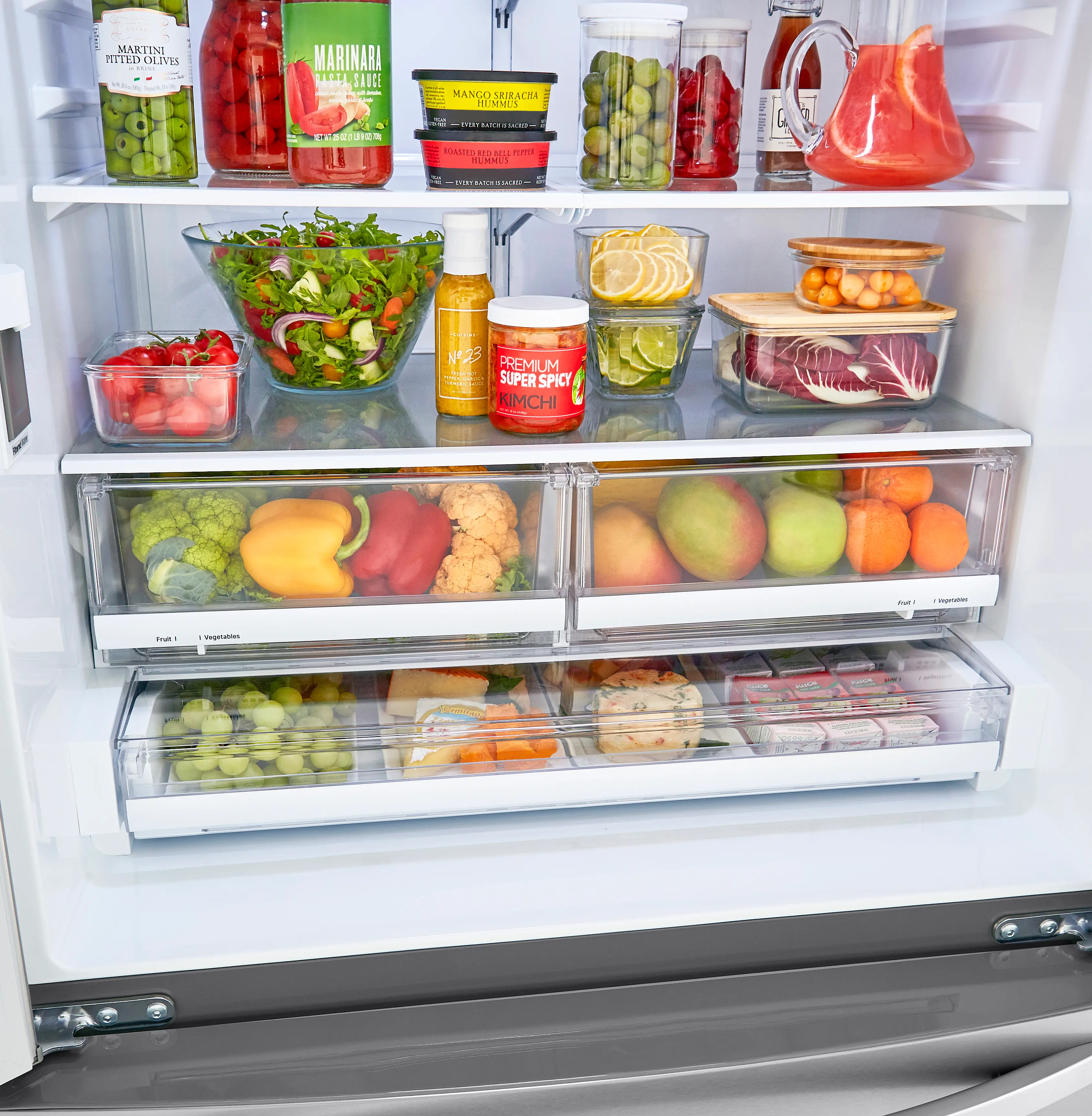 LMWC23626S LG 22.7 cu ft French Door Refrigerator - Counter Depth Stainless Steel-6