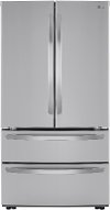 LMWC23626S LG 36 Inch 4 Door French Door Refrigerator - Counter Depth, 22.7 cu. ft., Stainless Steel