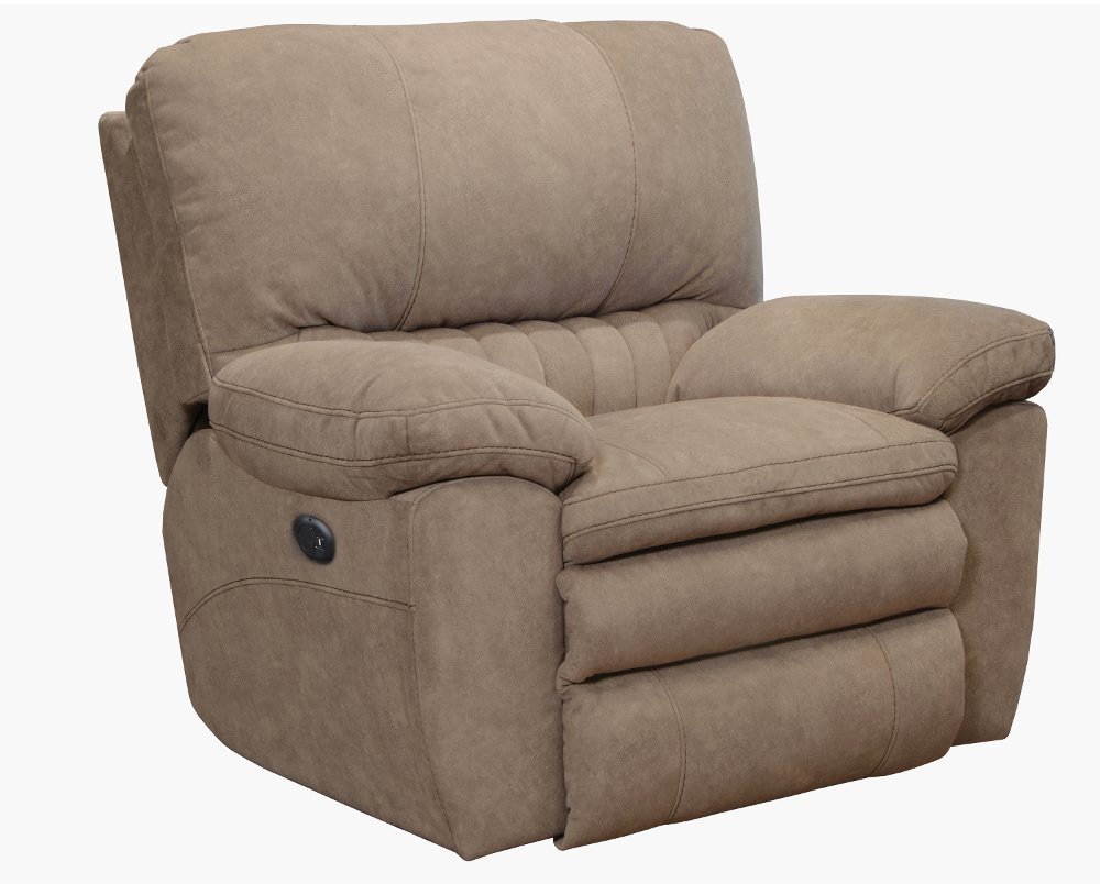 Reyes Portabella Beige Manual Rocker Recliner-2