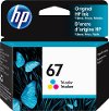3YM55AN#140 HP 67 TRI COLOR INK CARTRIDGE HP 67 Tricolor Ink Cartridge