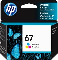 3YM55AN#140 HP 67 TRI COLOR INK CARTRIDGE HP 67 Tricolor Ink Cartridge