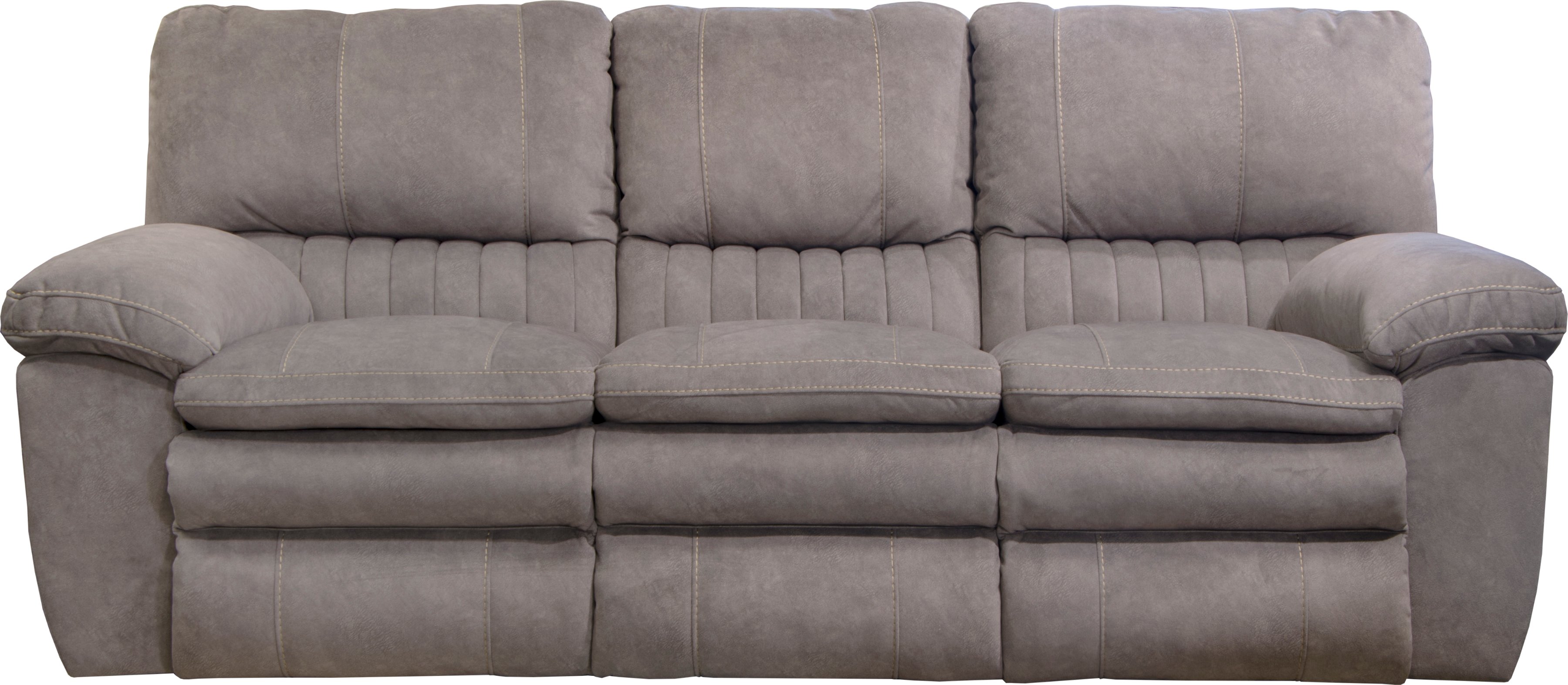 Graphite Gray Power Lay Flat Reclining Sofa - Reyes-1