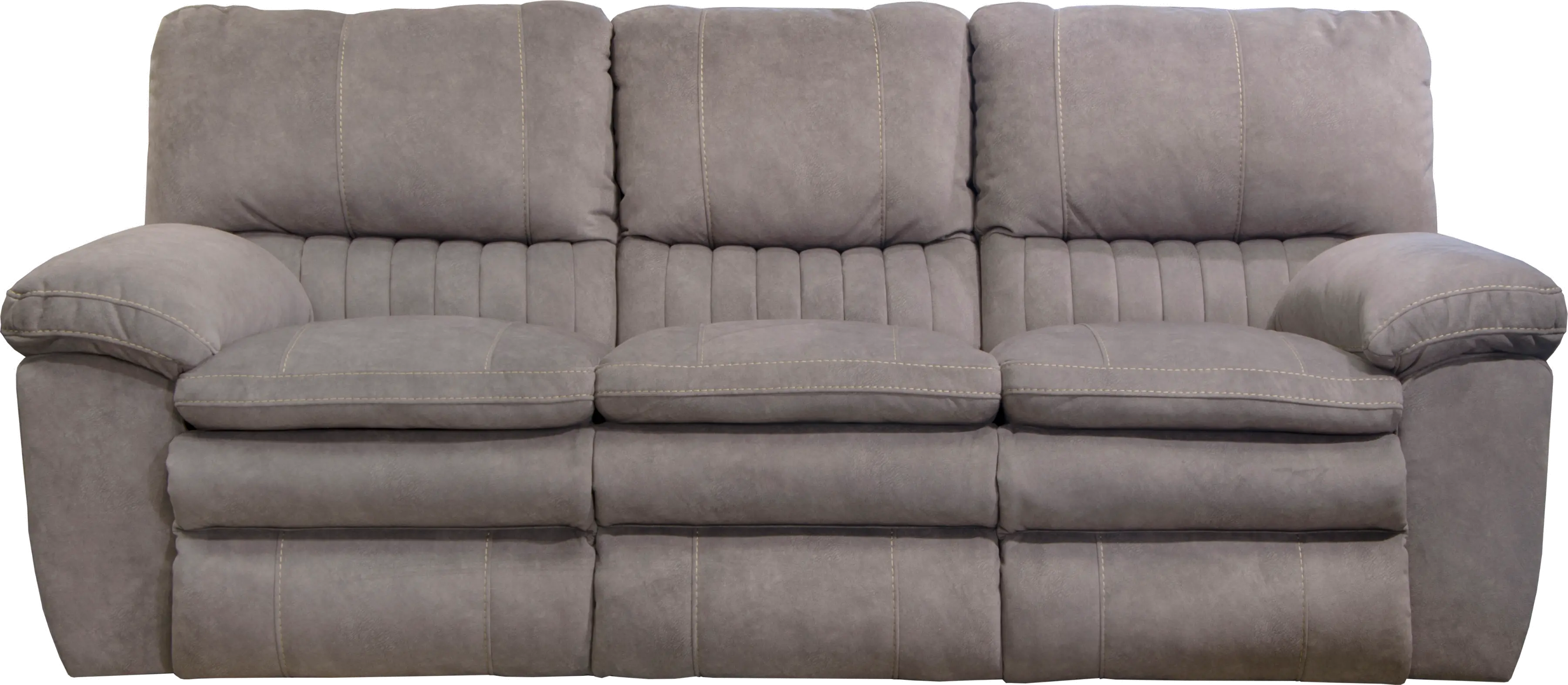 62401 Reyes Graphite Gray Power Lay Flat Reclining Sofa-1